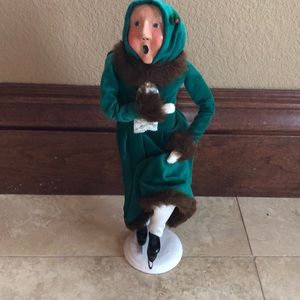 Vintage Ltd Ed 1991 Byers Choice “Skaters”